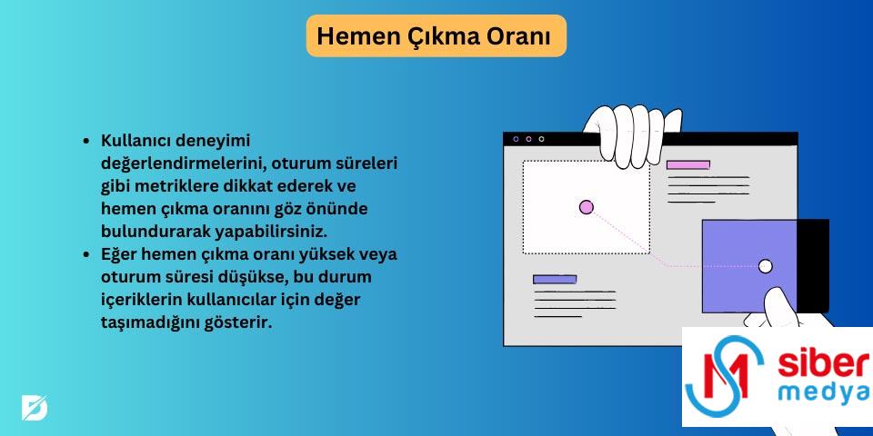 Google Analytics ile Kullanıcı Tecrübesi Nasıl Geliştirilir? » MedyaSiber Haziran 2025 Google Analytics ile hemen çıkma oranı ölçme