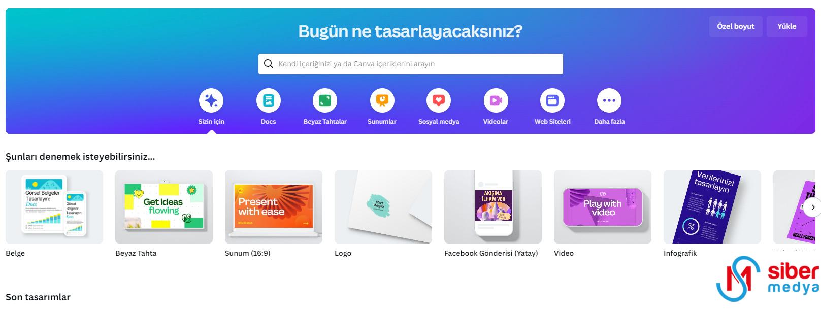 İçerik Oluşturma Araçları » MedyaSiber Haziran 2025 canva içerik oluşturma aracı