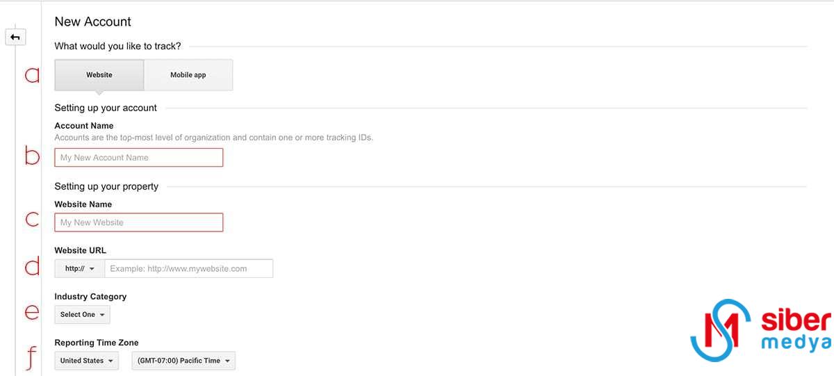 google-analytics-hesabi-olusturma